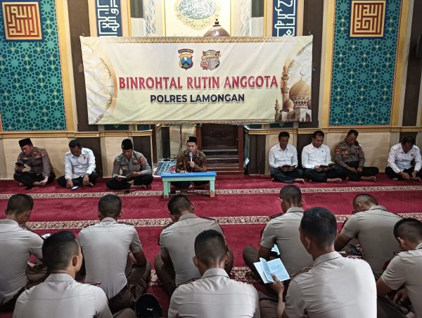 Polres Lamongan Gelar Binrohtal Guna Tingkatkan Iman Dan Taqwa
