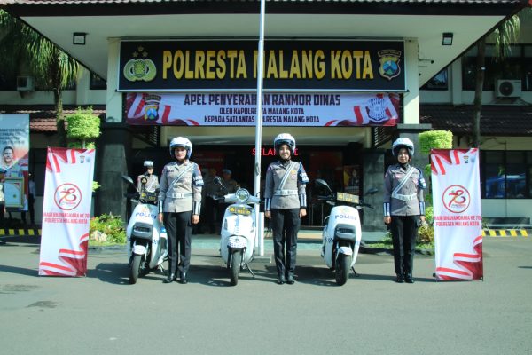 Polresta Malang Kota Kerahkan Polwan Dalam Patroli Srikandi Makota Usung Konsep Go Green